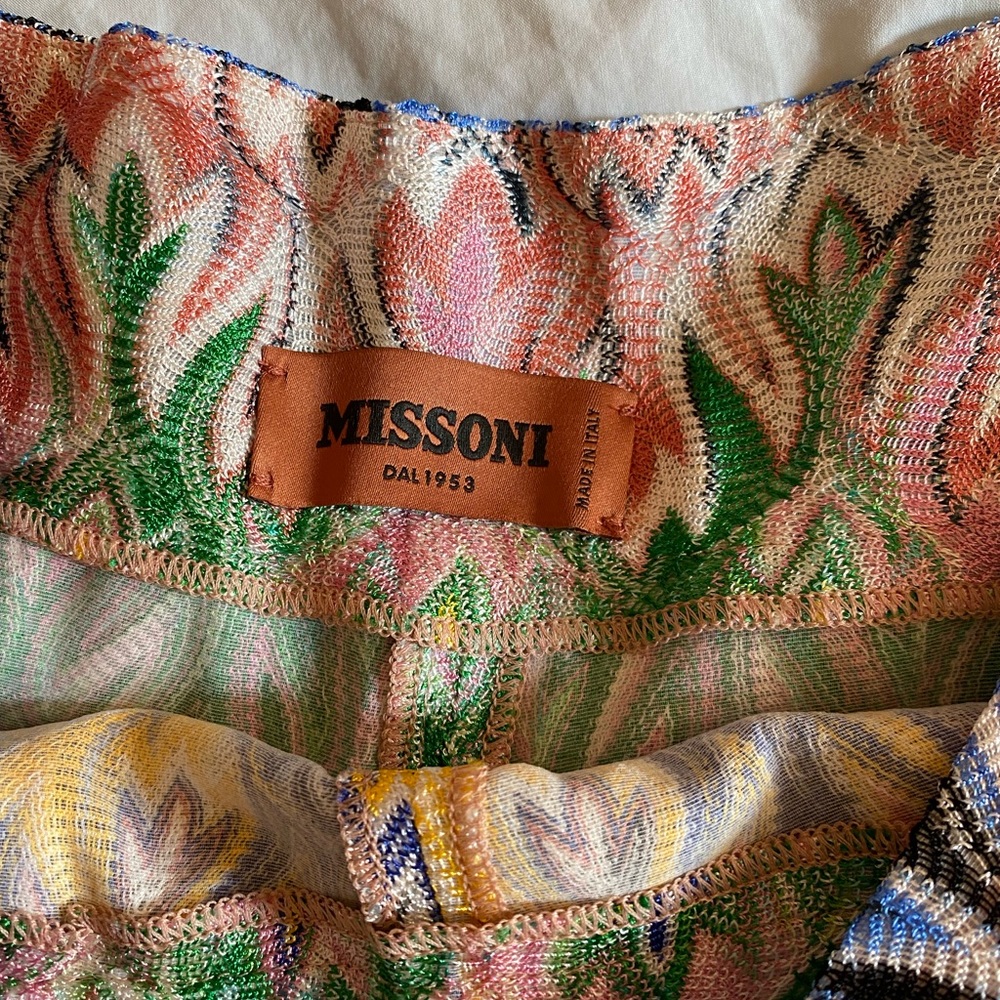Missoni patterned shorts